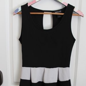 Black and White A-line dress